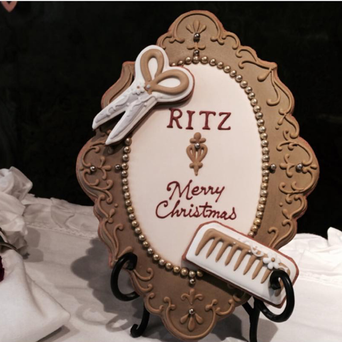 美容室「RITZ」クリスマス2016ウェルカムクッキー
