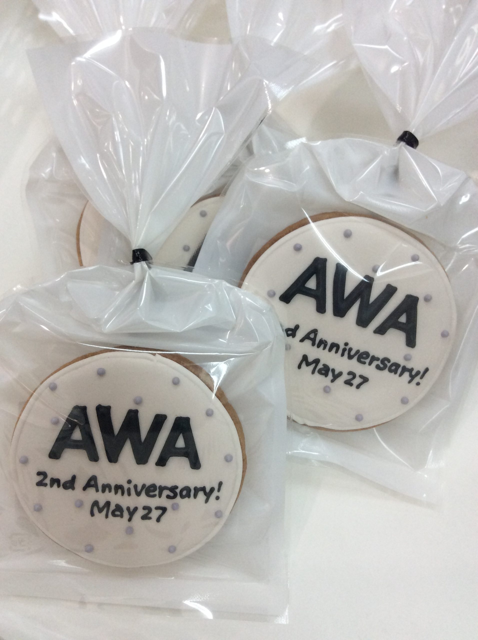 AWA 2nd.ANNIV.ノベルティアイシングクッキー